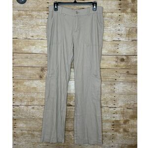 SINCERELY JULES CASUAL EVERYDAY LINEN BLEND CARGO STYLE PANTS SIZE 2/27